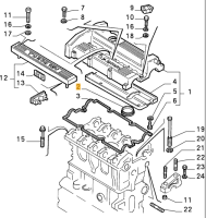 7574731 Alfa Romeo 155 Turbo 2.0 & Fiat & Lancia Zylinderkkopfdichtung Kerzenschacht