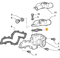 60552316 / 60615713 / 119000794000 / 60507418 Alfa Romeo 75/RZ/SZ/164 & Lancia Croma Dichtung Wasserpumpe