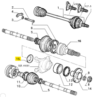 60501377 Alfa Romeo 33 ED.88 Front Wheel Bearing Front LH/RH