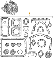 60778768 Alfa Romeo 145/146 1.3 8V & 33 1.3/1.4 8V Dichtungssatz Motor