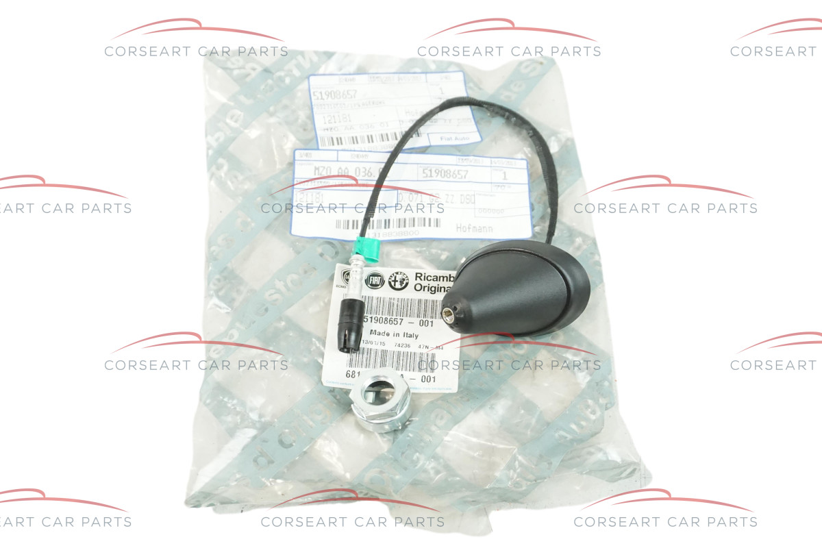 Connettore Base Antenna Maschio Per Fiat 500, Panda, Grande Punto, Stilo, Croma 2003-2011 - Codici 51908657/52076073