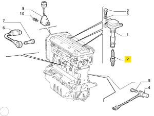 46471078 Fiat & Lancia Ignition Plug