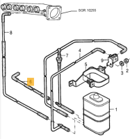 60511435 Alfa Romeo 164 (87-92) 2.0 TS Kraftstoffleitung