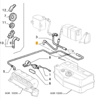 60597278 Alfa Romeo GTV Spider 916 2.0 TS Kraftstoffleitung