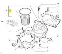 9467621680 Fiat & Lancia Kraftstofffilter