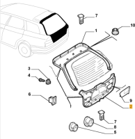 156026937 Alfa Romeo 156 Kofferraum Abdeckung