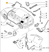 60689808 Alfa Romeo 156 SW Kabel Audio