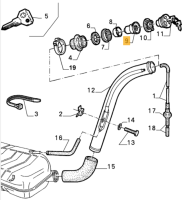 60503657 / 60538062 / 130096 Alfa Romeo 33 Tank Filler Neck