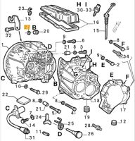 60800983 Alfa Romeo 164 Clip F60800575 Alfa Romeo 155 & 164 Seal Gasket Differential