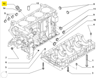 504033691 Fiat Ducato Stutzen Ölablass Kurbelgehäuse