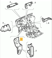 60533203 Alfa Romeo 75/RZ/SZ Karosserie Blech vorne links