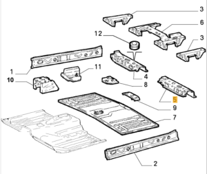 7781740 Alfa Romeo 156 & Fiat & Lancia Boden Traverse links