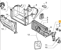 60742933 / 16218800590000 Alfa Romeo 75 & RZ/SZ & 90 Heizungsregulierventil
