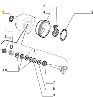 60500512 Alfa Romeo 164 3.0 V6 & GTV Spider 916 2.0 TB V6 Seal Gasket Ring Motor Ignition (Price for One)