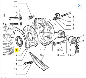 60567606 / 60567605 Alfa Romeo & Fiat & Lancia Wellendichtring Kurbelgehäuse