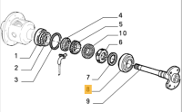 60801380 Alfa Romeo 33 & 164 Radlager Achse