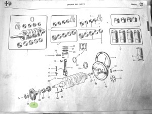 60714189 / 105480210200 Alfa Romeo 105 Riemenscheibe für Drehstromgenerator