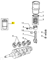 60750018 / 60778497 Alfa Romeo 75 & 90 1.8 Laufbuchse