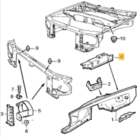 60525311 Alfa Romeo 33 Wing Rail RH