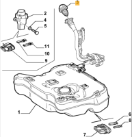 46820586 Alfa Romeo 147 / Mito & Fiat & Lancia Fuel Cap
