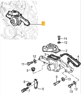 60561801 Alfa Romeo 75 3.0 V6 Wasserpumpe