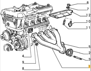 60575185 Alfa Romeo Spider 105/115 Krümmer (S4 90-93)