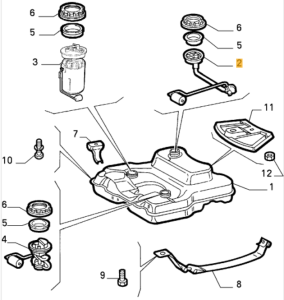 60590034 Alfa Romeo 164 (92-97) 3.0 V6 Tankgeber