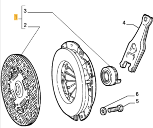 5894979 / 5893958 / 60594027 / 60538793 Alfa Romeo 33 & 145/146 & Alfasud & Arna Kupplungssatz