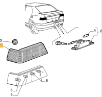 60582557 Alfa Romeo 33 IE Rückleuchte rechts (Altissimo)
