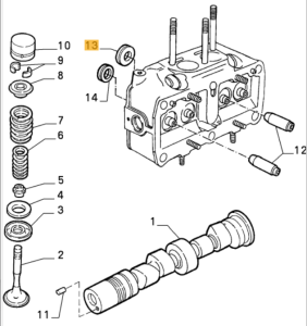 60755048 Alfa Romeo 33 & 145/146 Valve Ring Outlet (Price for One)