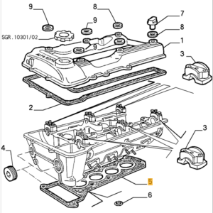 60567020 Alfa Romeo Zylinderkopfdichtung (612161020 Victor Reinz) 1,800 1,750
