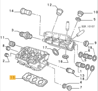 60569899 Alfa Romeo 75/155 & Fiat Zylinderkopf Dichtung links