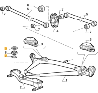 60533966 / 60742711 / 1621825651 Alfa Romeo 75 & 90 Spacer Ring Central Rear Axle Suspension