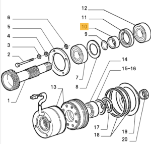 60575537 Alfa Romeo 33 (90-94) Spacer Change Speed Gearbox