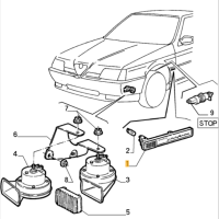 60567031 Alfa Romeo 164 Super Side Indicator RH