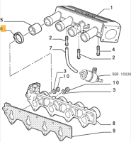 60576650 Alfa Romeo & Fiat Tempra Schelle Luftleitung