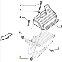 60621137 Alfa Romeo 145/146 & 155 Dichtung Luftfilter