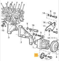 60579402 Alfa Romeo 164 (bis 92) Platte Pumpe