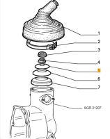 60547720 Alfa Romeo Giulia / Bertone / Spider 105/115 Seal Gasket Ring Tie Rod