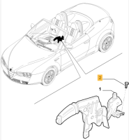 11620124 / 60560131 Alfa Romeo & Fiat & Lancia Schraube Handbremse