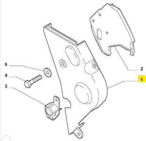 504008972 Fiat Ducato (1994-2006) Zahnriemenabdeckung unten