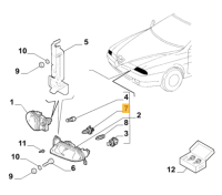 71738084 Alfa Romeo 166 Xenonbrenner Lampe Scheinwerfer