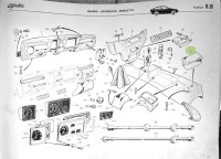116106102001 Alfa Romeo Alfetta & GTV 116 Aschenbecher Mittelkonsole hinten