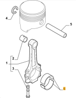 71752782 / 71718342 Alfa Romeo & Fiat & Lancia Pleuellager Schalen Set 1,527-1,531 (Preis je Set)