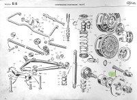 60521357 / 116002545803 Alfa Romeo Alfetta/GTV 116 & 75 (bis 9/1985) Mounting Ring Rear Wheel Bearing RH