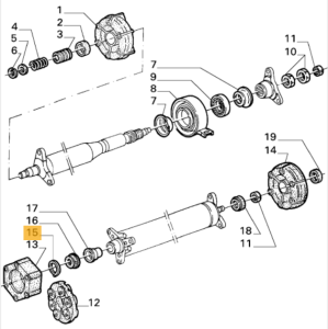 60521185 Alfa Romeo 75/RZ/SZ Dichtungsring Gelenkwelle Hinterachse
