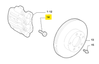 1341044080 Fiat Ducato (2001-2006, 2008-2011) Brake Disc Diam 280