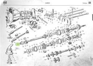 105411341300 Alfa Romeo 105 Shaft Seal Ring Control Gear