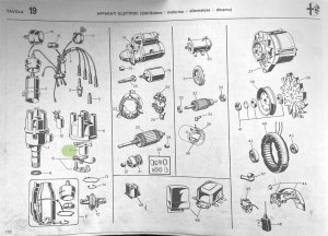 105420508900 / 105480501104/01 Alfa Romeo 105 Verteilerfinger (Marelli S 145 A/B)