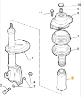 7588037 Alfa Romeo 145/146/155 & Fiat & Lancia Staubmanschette Stoßdämpfer vorne